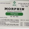 Morphin hydroclorid 10mg/ml H/25 ông