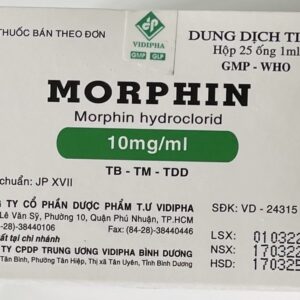 Morphin hydroclorid 10mg/ml H/25 ông