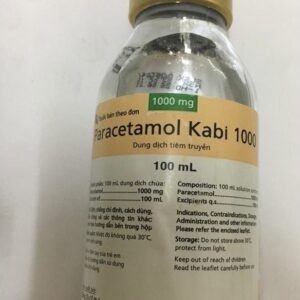 Dung Dịch Tiêm Truyền Paracetamol Kabi 1000Mg