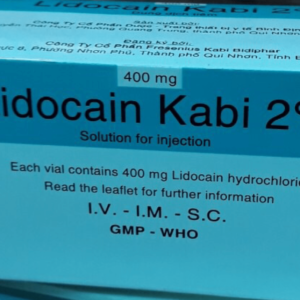 LIDOCAIN 400 mg 2% Hộp 10 ống x 20 ml