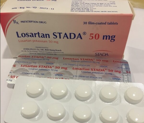 Losartan 50mg H/30 viên ( Lostad T50)