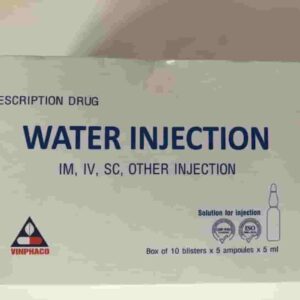 WATER FOR INJECTION VINPHARCO H/50 ống 5 ml