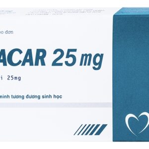 Pyzacar 25mg H/30 viên (Trị Tăng Huyết Áp)