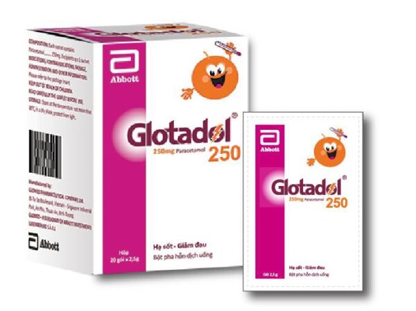 Glotadol 250 mg H/20 gói