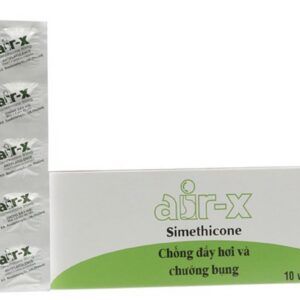 Air X xanh H/100 viên ( Thuốc trị đầy hơi, khó tiêu )