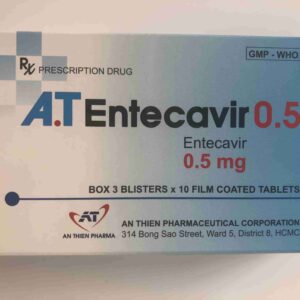 Thuốc AT Entecavir 0.5 mg H/30 viên
