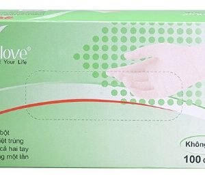 GĂNG SẠCH (GĂNG TAY Y TẾ KHÔNG BỘT 24 CM VGLOVE HỘP 100 CÁI) SIZE SX
