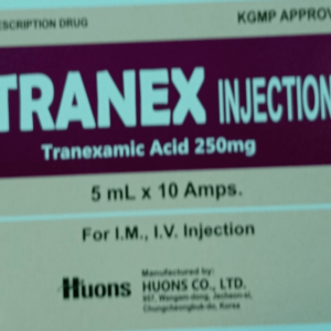 Tranex Injection 250 mg H/10 ống 5 ml ( cầm máu)