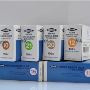 Lưỡi Dao 10, 11, 15 FEATHER của  Nhật ( Lưỡi dao phẩu thuật các số 10,11…23) H/100 cái