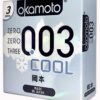 Bao Cao Su Okamoto Cool 003 H/ 3Cái ( Siêu Mỏng Bóng Láng Mát Lạnh)