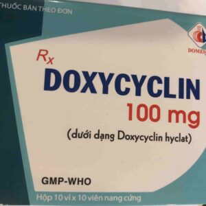 DOXYCYCLIN 100 mg DMC H/100 viên
