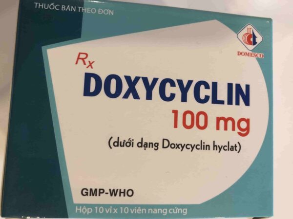 DOXYCYCLIN 100 mg DMC H/100 viên