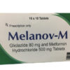 Melanov-M 80/500 H/100 viên ( thuốc trị đái tháo đường)