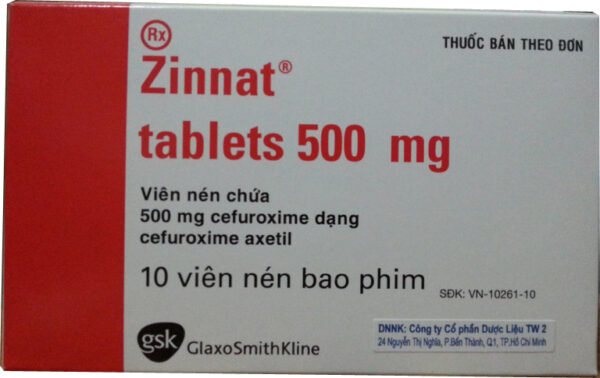 ZINNAT 500 mg H/10 viên