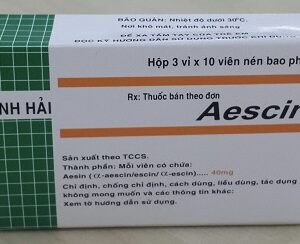Aescin 40 mg H/30 viên (giãn tĩnh mạch chân, trĩ)