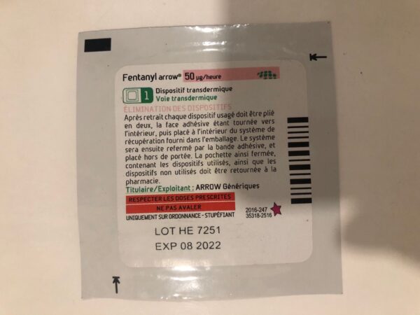 FENTANYL Arrow 50 ΜG/H MIẾNG DÁN HỘP 5 MIẾNG