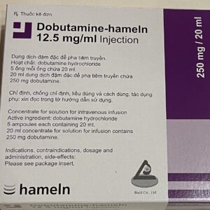 Dobutamine 250mg/20ml H/5 ống