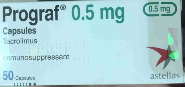 PROGRAF CAP 0.5MG H/50 viên