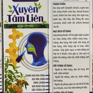 Xuyên Tâm Liên Xịt họng Lọ/ 30ml