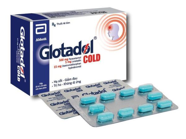 Glotadol cold H/100 viên