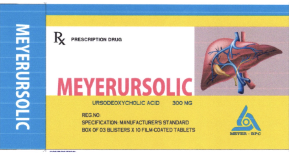 Meyerursolic 300 mg H/30 viên ( thuốc bổ gan)
