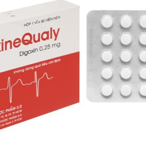 DIGOXIN 0.25MG H/30 VIÊN ( DigoxineQualy 0.25mg) ( GLYCOSID TRỢ TIM)