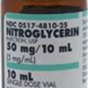 Nitroglycerin Inj 50mg / 10ml H/1 lọ