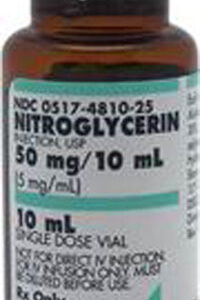 Nitroglycerin Inj 50mg / 10ml H/1 lọ