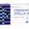 Citalopram Stella 20mg H/30 viên( trị trầm cảm và rối loạn hoảng sợ)
