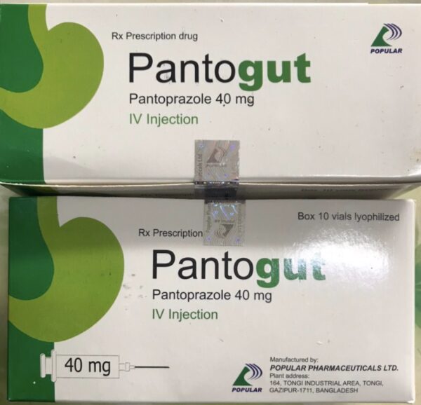 Pantogut 40mg ịn H/10 lọ