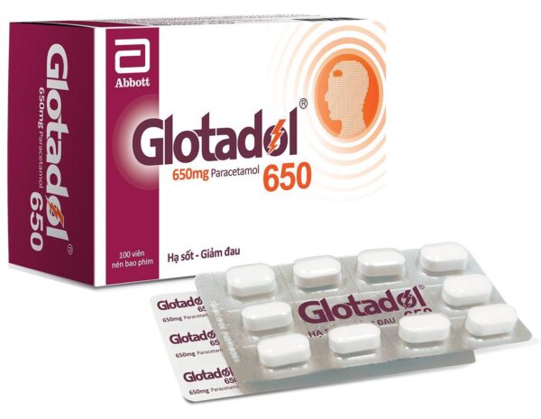 Glotadol 650 mg H/100 viên vĩ