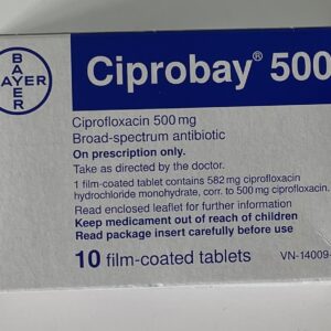 CIPROBAY Tab 500MG H/10 viên
