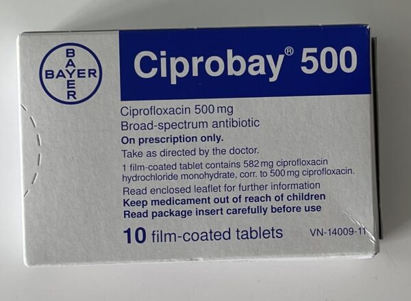 CIPROBAY Tab 500MG H/10 viên