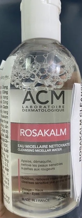 Rosakalm Cleansing Micellar Water 250ml ( Nước Tẩy Trang)