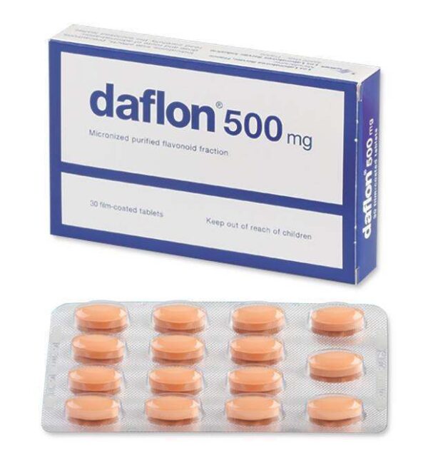 DAFLON 500 mg H/60 viên làm bền thành mạch