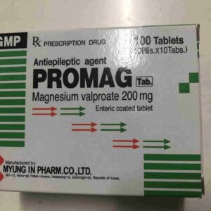 Thuốc trị động kinh Promag 200mg hộp 100 viên