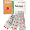DICLOFENAC 75 mg H/100 viên- Dược TW 25
