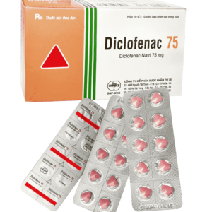 DICLOFENAC 75 mg H/100 viên- Dược TW 25