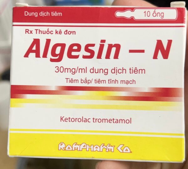 Algesin-N Inj KETOROLAC 30 mg/ml H/10 ống