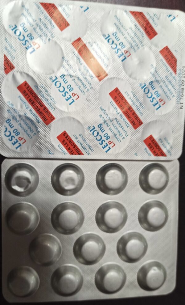 LESCOL XL 80MG H/28 v