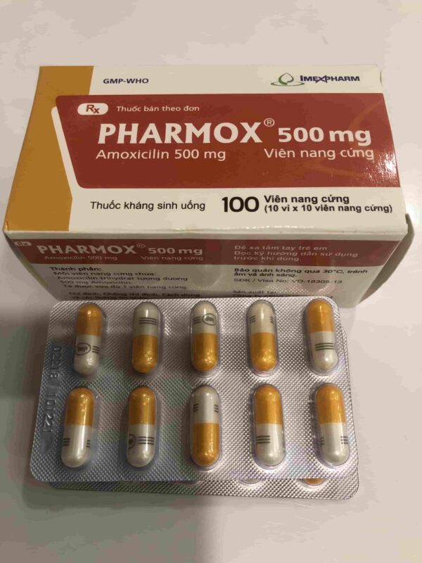 PHARMOX 500mg H/100v cam Imexpharm