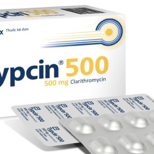 Typcin 500mg H/20 viên (Clarithromycin 500 mg)