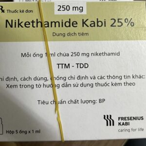Nikethamide Kabi 25% H/5 ống 1ml ( thuốc chống sốc)