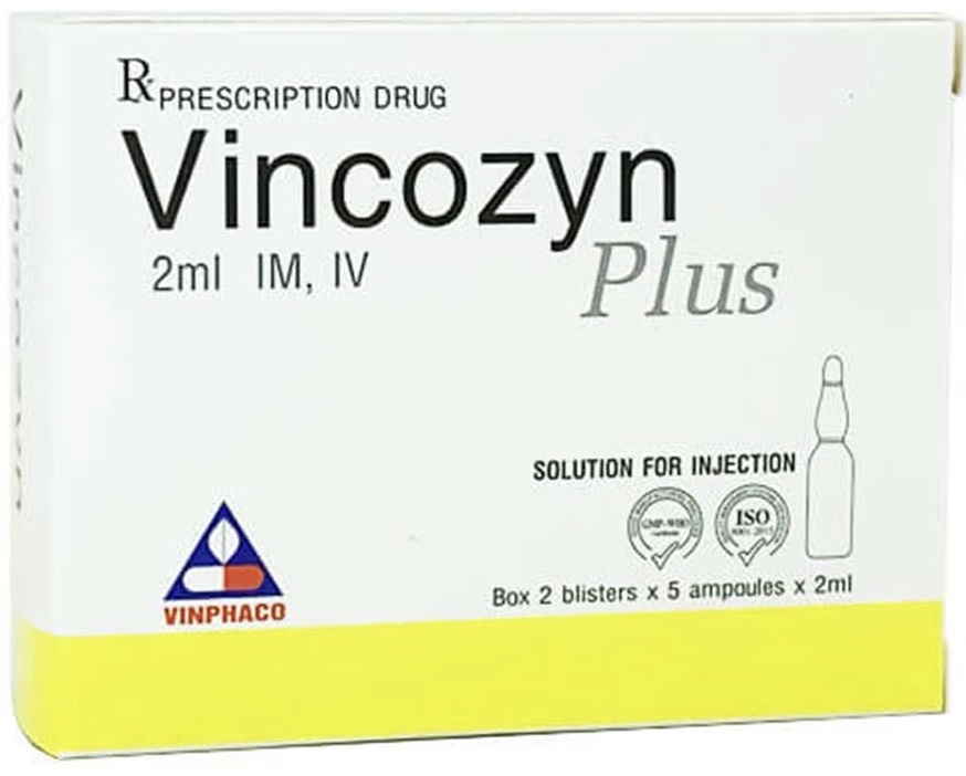 Vincozyn Plus Inj IV IM H/10 ống 2ml ( B Complex)