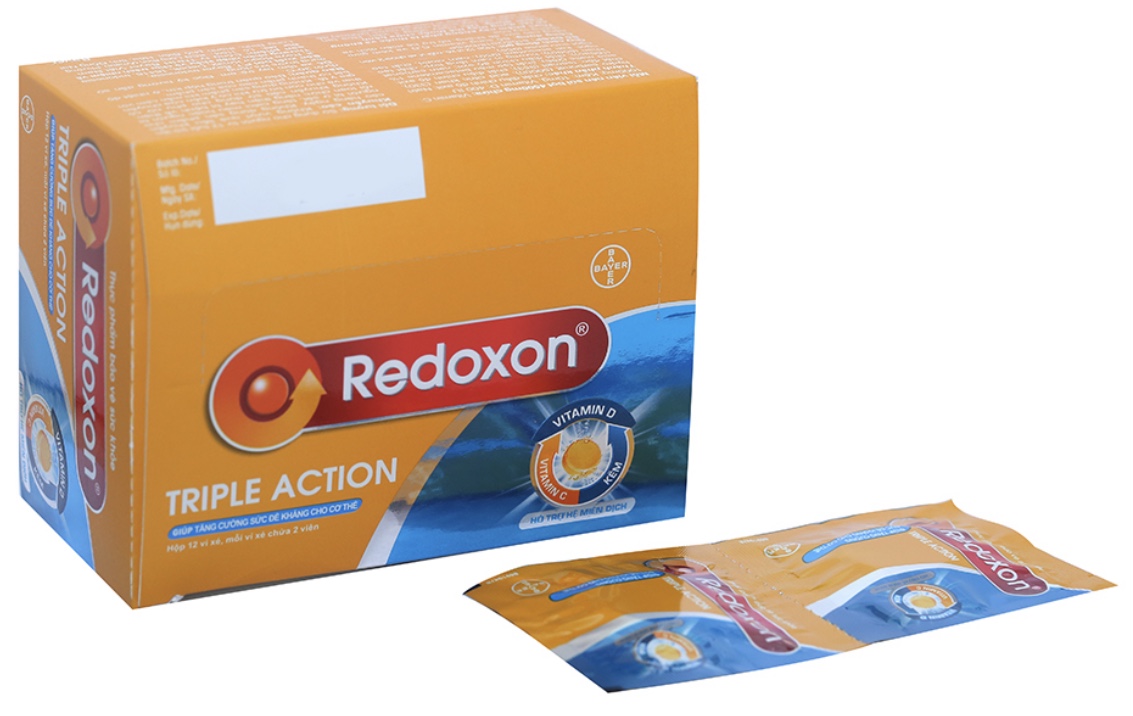 Redoxon Triple Action vỉ xé 24 viên