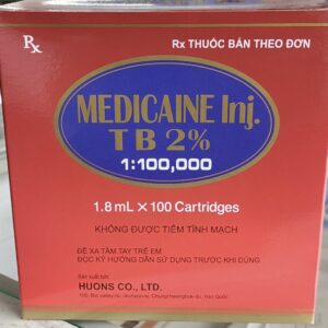 Medicaine Inj 2% Tê Đỏ Hàn H/100 ống 1,8ml