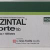 Azintal Forte H/100 viên (trị đầy hơi, khó tiêu)