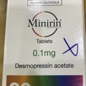 Minirin 0.1mg Lọ /30 viên (trị đái tháo nhạt, tiểu đêm)