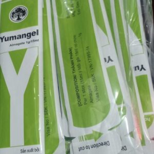 YUMANGEL ALMAGATE 1G H/20 GÓI 15 ML( THUỐC TRỊ LOÉT DẠ DÀY, TÁ TRÀNG)