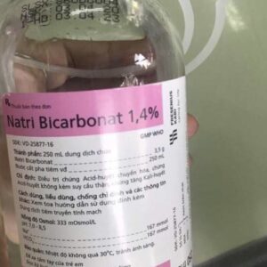 Natri bicarbonat kabi 1.4% 250ml ( Sodium bicarbonate) thùng 20 chai